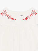 Blusa cru em jersey bebé menina CAURALIE / 22E1BFP1TMC001