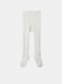Collants em malha canelada cru MACOTLETTE / 25E4PF71COL001
