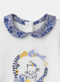 Babygrow de veludo devoré MECHARLOTTE / 25E5BFD2GRE001