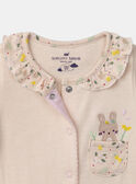 Babygrow em tubique leve MEANAIS / 25E5BFF6GRE413