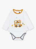 Body-t-shirt cru com padrão de animais e autocarro GAFULIO / 23H1BG91BOD001