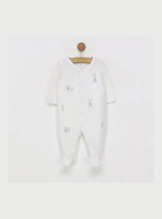 Babygro branco RYARAMIS / 19E0NM12GRE001