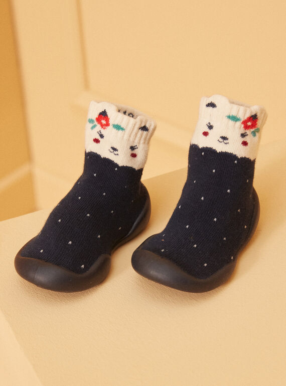 Navy SLIPPERS/SOCKS LAGAIA / 24F10BF31D08070
