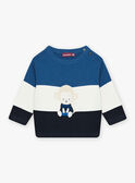 Camisola tricolor com padrão macaco bebé menino CARAYNAL / 22E1BGK1PUL703