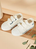 Sapatilhas branco com bordado de avião FEBASKAGE / 23N10PG21D16000