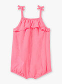 Macacão curto Vichy rosa ZASUZY / 21E1BFU1CBLD311