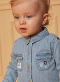 Camisa de ganga azul-clara LADIEGO / 24H1BGJ1CHMP272