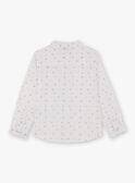 Camisa branca e azul com estampado bicicleta menino TYWOLAGE / 20E3PGZ2CHM000