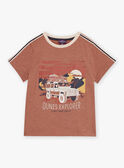 T-shirt avelã de mangas curtas FLIBAGE / 23E3PGP2TMC821