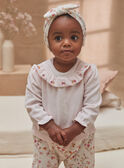 Conjunto babygro-pijama e gorro rosa com estampado florido KECAROLE / 24E5BF56GRE307