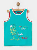 Lagoon blue tank top NUMUPAGE / 18E3PGS1DEB210