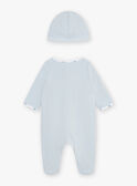 Babygro polvo bebé em tubic azul e gorro recém-nascido menino COLE_B / 22E0NGI1GREC227