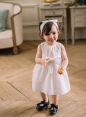 Vestido e bloomer de cerimónia bebé menina CAJULIE / 22E1BFH2CHS001