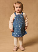 Vestido jardineira de ganga floral MABERTILLE / 25E1BF71CHSK005
