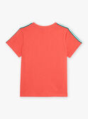 T-shirt vermelho com padrão praia menino COACAGE / 22E3PGM1TMC506
