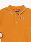 Polo em jersey amarelo bebé menino CAKOBE / 22E1BG91POLB114