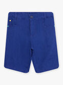 Bermudas azul-noite de linho menino COVAGE / 22E3PGN3BERC231