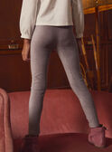 Leggings de bombazina com fios brilhantes LADEGETTE / 24H2PFQ1LG940