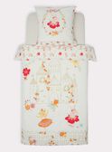 Conjunto de cama cru princesa estampado florido TIPARURCHA / 20EZEN72PLC000