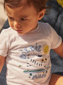 T-shirt-body branca de manga curta LABILLY / 24H1BGI2BOD000