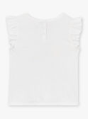 T-shirt de manga curta cru LAPAYETTE / 24H2PFI2TMC001