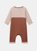Babygrow canelado com raposa LEALEXIS / 24H5BG37GREE406