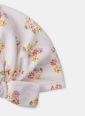 Babygrow de veludo com gorro 
