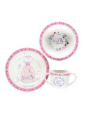 Kit refeição rosa e branco ROPASFILLE / 19EZLAX2KTR001