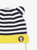 Gorro em tricô com animação de orelhas 3D e estampado às riscas FILAYNE / 23E4BG52BON070