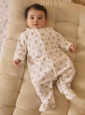 Babygrow de veludo estampado MONDRY / 25E0NM21GRE000
