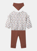 Conjunto de sweatshirt, leggings e babete MABERENICE / 25E1BF71ENS001