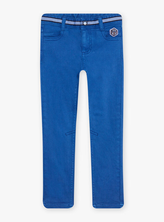 Calças slim em twill azul DABRAGE / 22H3PG51PANC207
