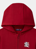 Red cherry KIDS CARDIGAN NOTUBAGE / 25H3PGP3GIL510