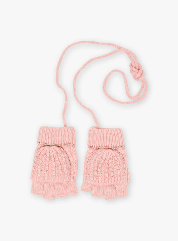 Luvas rosa padrão corações menina BLODUETTE / 21H4PFD1GAND300