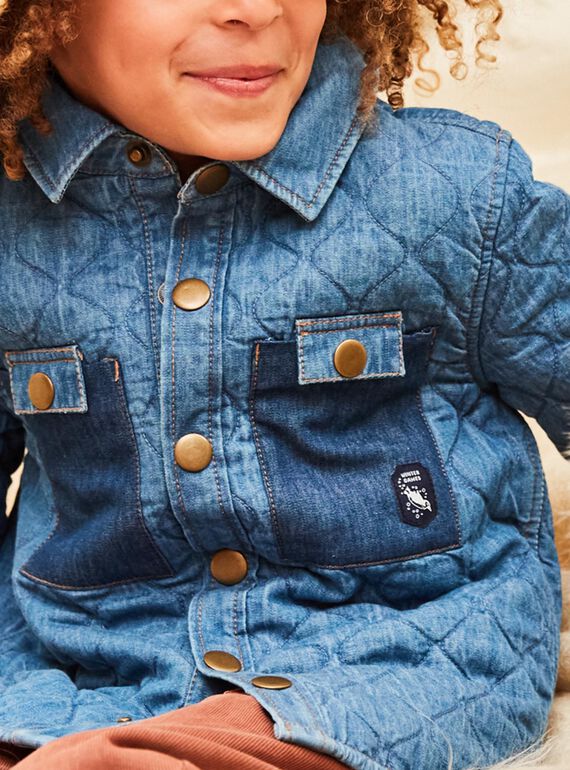 Sobrecamisa acolchoada de ganga DUQUILTAGE / 22H3PGY1SCHK005