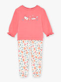 Conjunto pijama rosa em moletão raspado KECHARLIE / 24E5BF51PYJ308