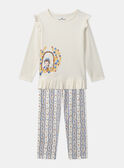 Pijama Menina em jersey MUIMOLETTE / 25E5PFE4PYJ005
