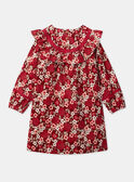Vestido de bombazina floral LALOUNETTE / 24H2PFR2ROBF506