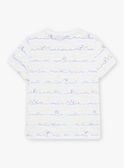 T-shirt branca menino COARAGE / 22E3PGN2TMC000