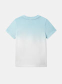Camiseta de Praia Azul e Branca KLIPLAGE / 24E3PGR2TMC000