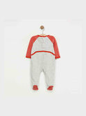 Babygro cinzento mesclado REMERLIN / 19E5BG76GRE943