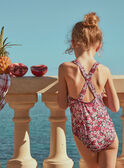 Fato de banho cassis com estampado florido FRYCRETTE / 23E4PFM4D4KD302