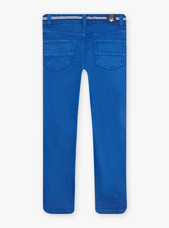 Calças slim em twill azul DABRAGE / 22H3PG51PANC207
