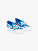 Slip-on azul com estampado de tubarões FEVANAGE / 23N10PG31D16715