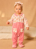 Babygrow de veludo com gorro 