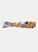 Fita branca com estampado flores e peixes multicores KAZELIE / 24E4BFS1BAN001