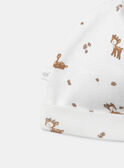 Off white NEWBORN BEANY NOEL / 25H0AM21BNA001