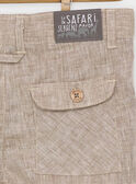 Bermudas bege RYESAGE / 19E3PGR3BER009
