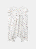Macacão curto canelado estampado floral KEGRACE / 24E5BF63GRE001