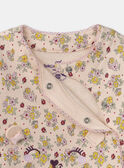 Babygrow em moletão floral MEAMELIE / 25E5BFF3GRE413